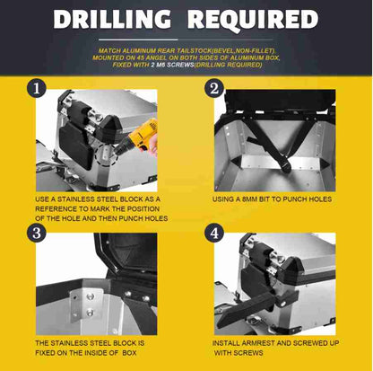 Top Box Arm Rest Foldable Universal