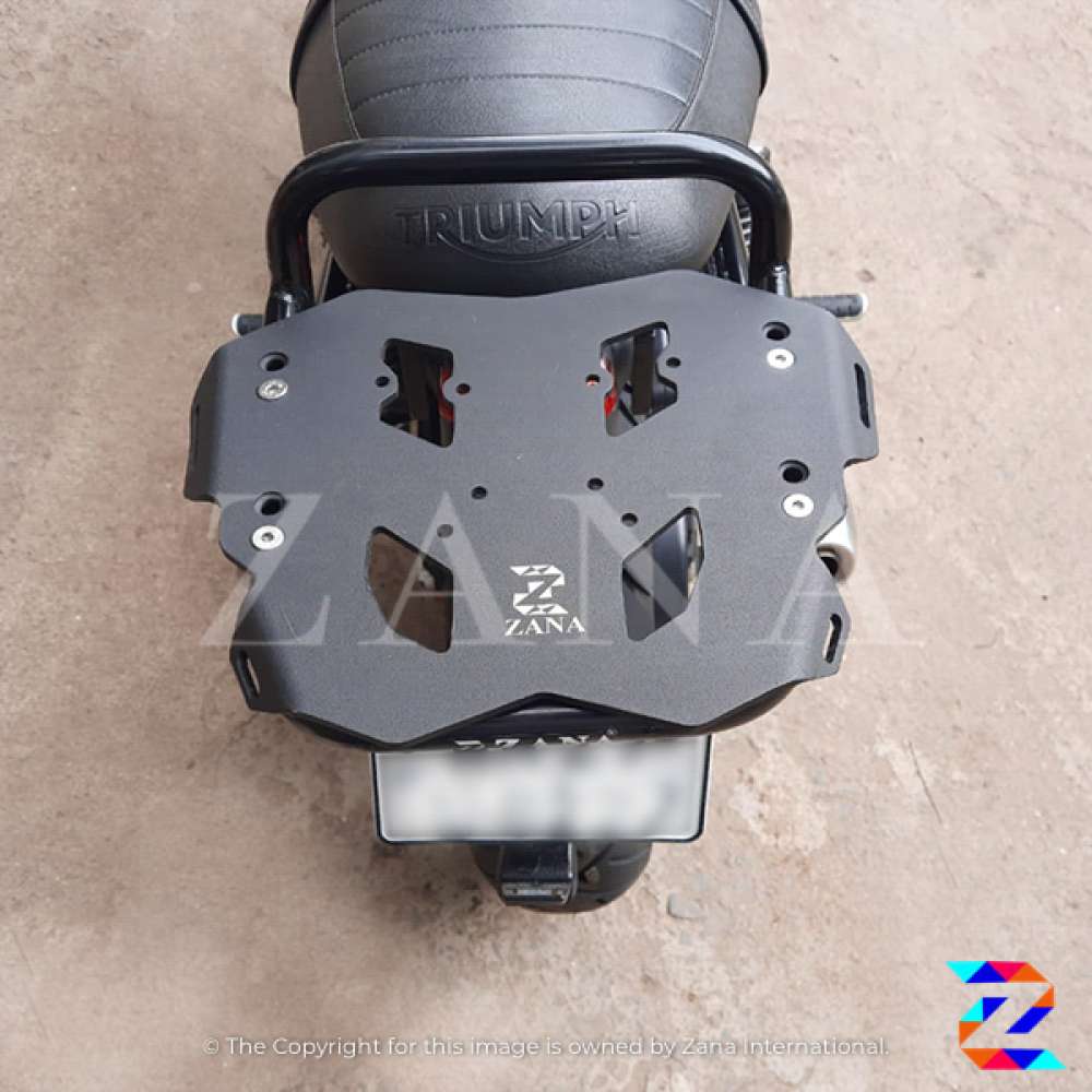 Triumph Top Box Rack ZANA Top Rack T-1 with Plate for Triumph Street Twin - ZI-5100 – SapMotors