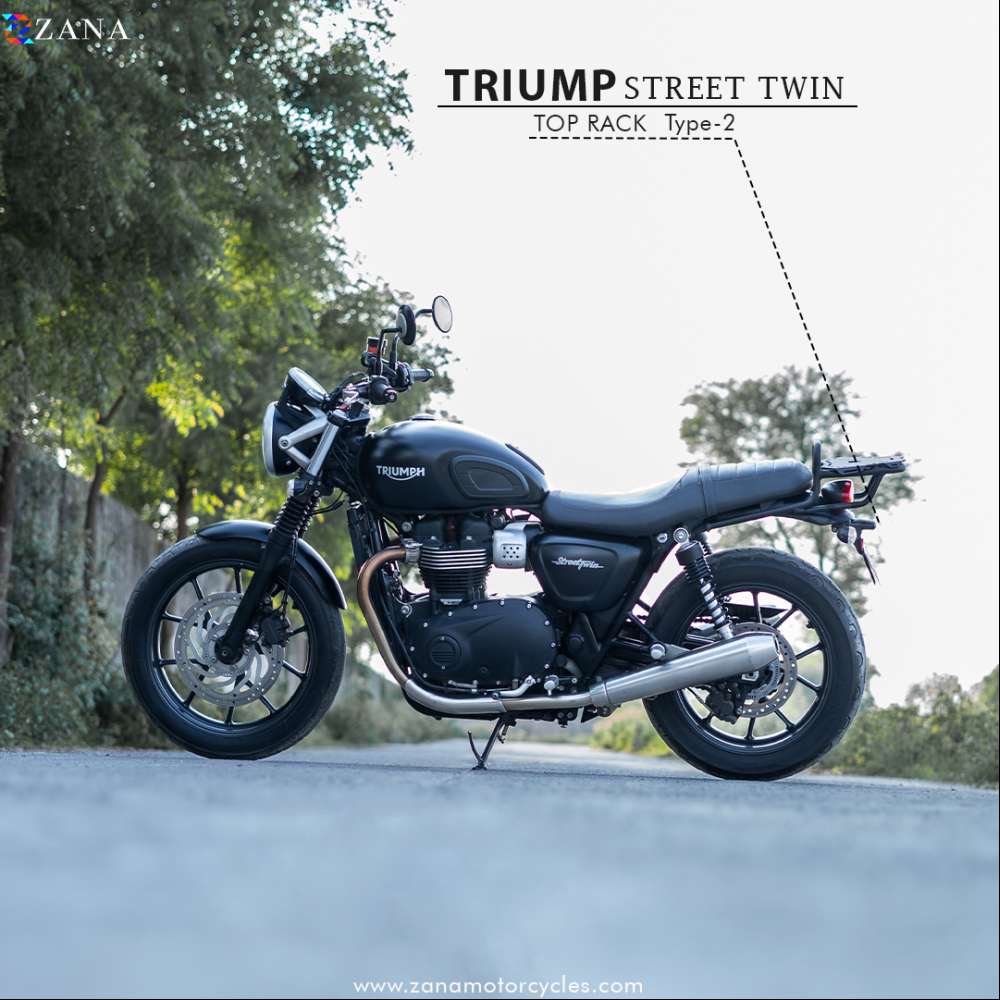 Top Rack Type-2 with Plate for Triumph Street Twin