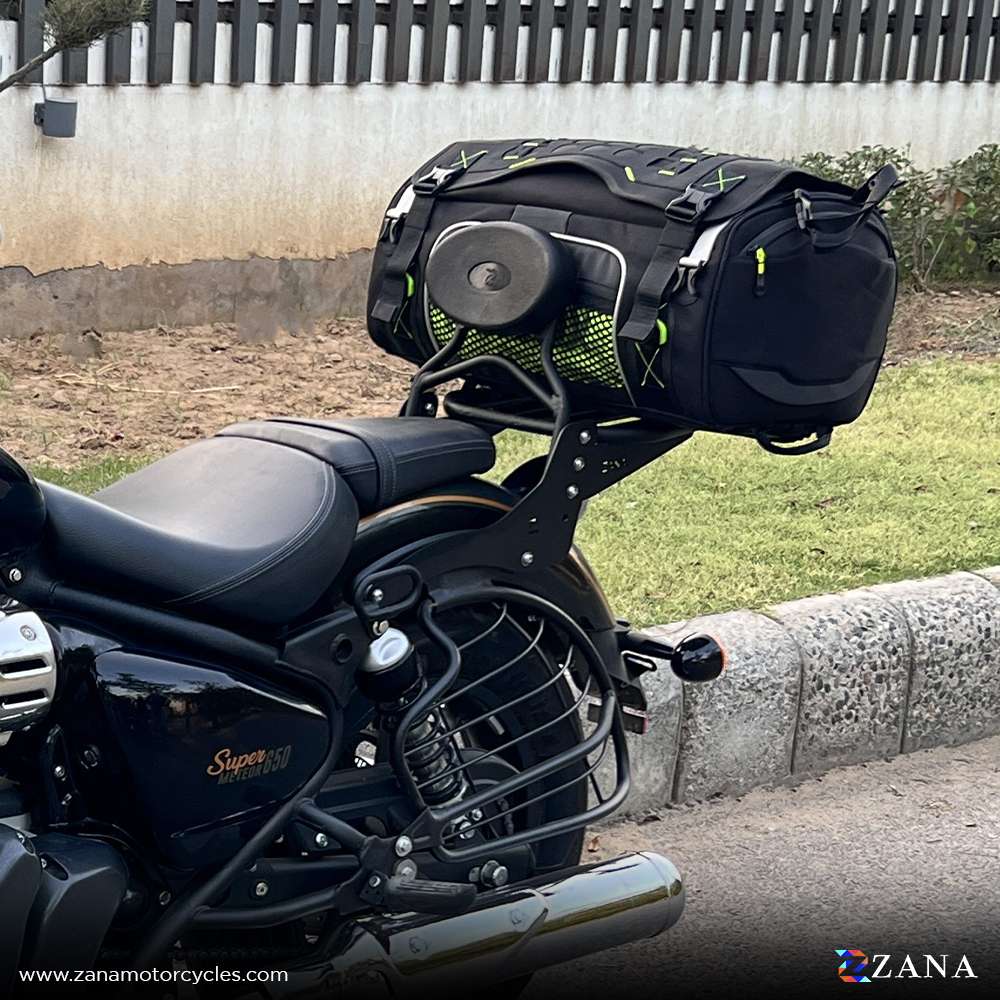 Top Rack with Pillion Backrest for RE Meteor 650