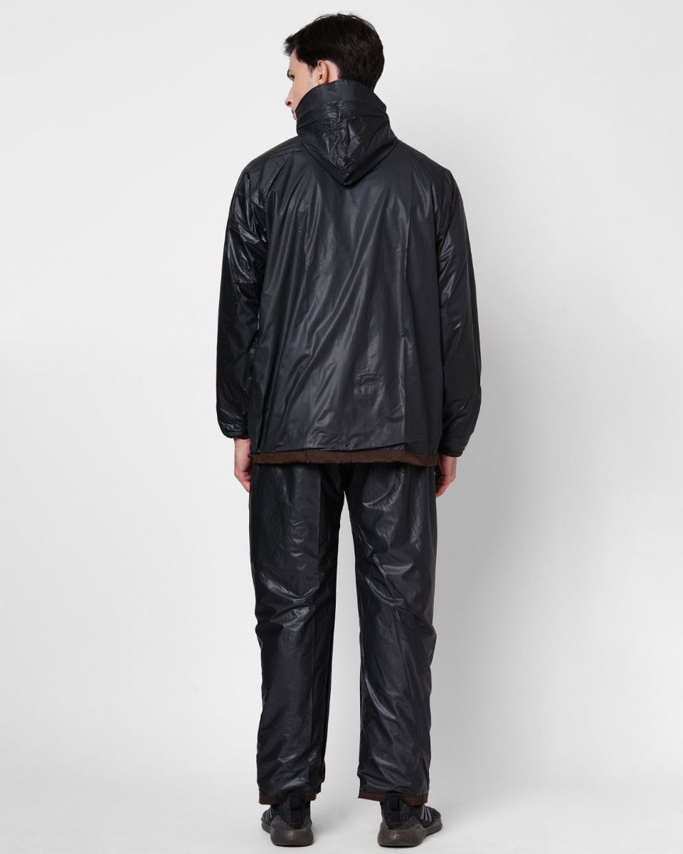 Travelbug Deep Brown Raincoat for Mens