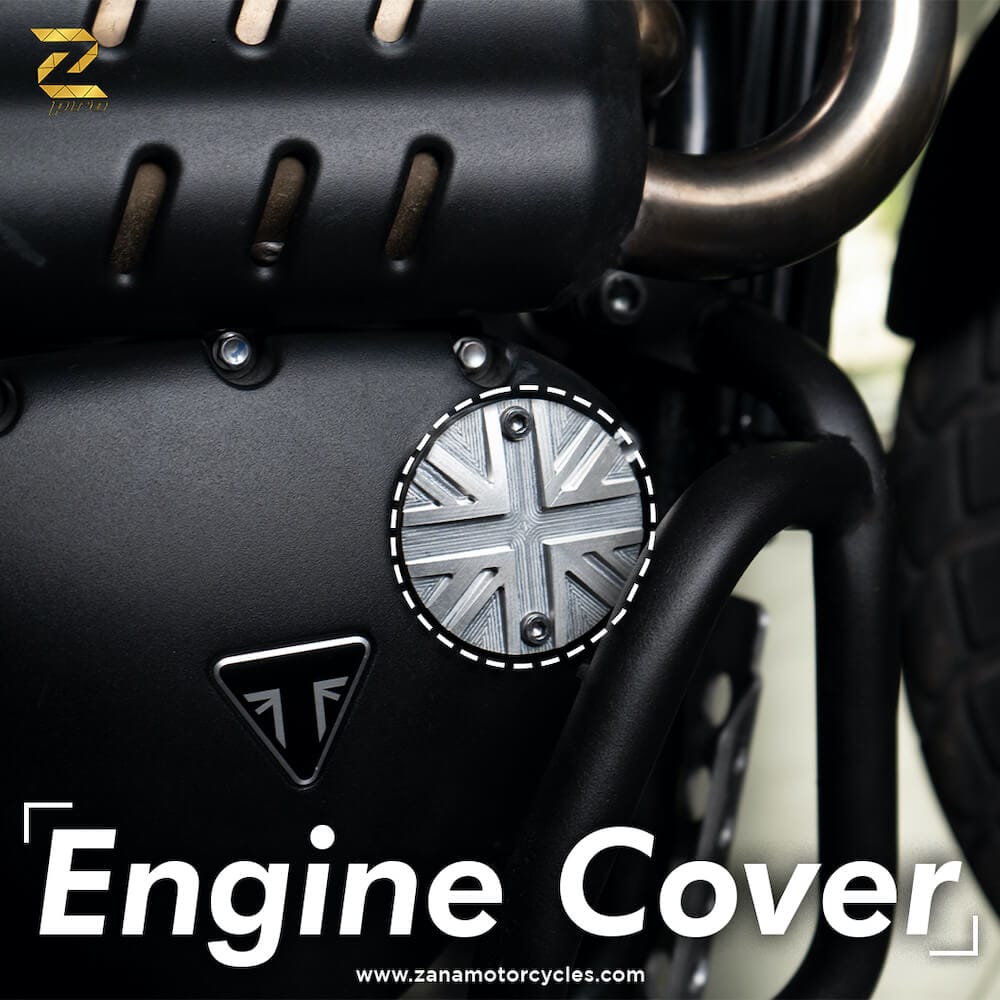 UK Flag Engine Cover for Triumph Street Scrambler