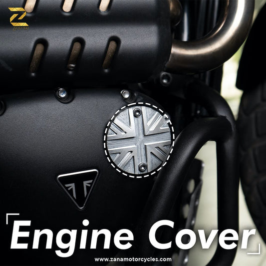 UK Flag Engine Cover for Triumph Street Scrambler