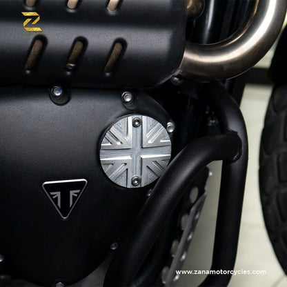 UK Flag Engine Cover for Triumph Street Scrambler