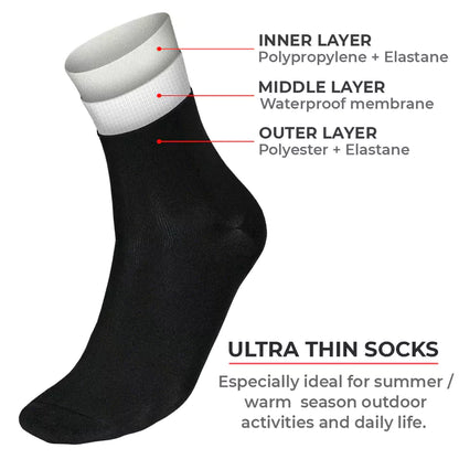 Ultra Thin Fully Waterproof Socks
