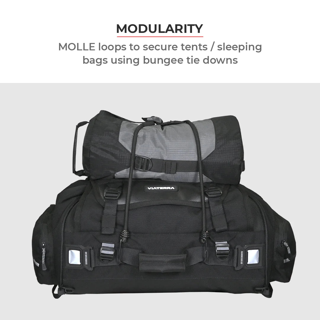 Viaterra Hammerhead Universal Tailbag for Bikes-45L