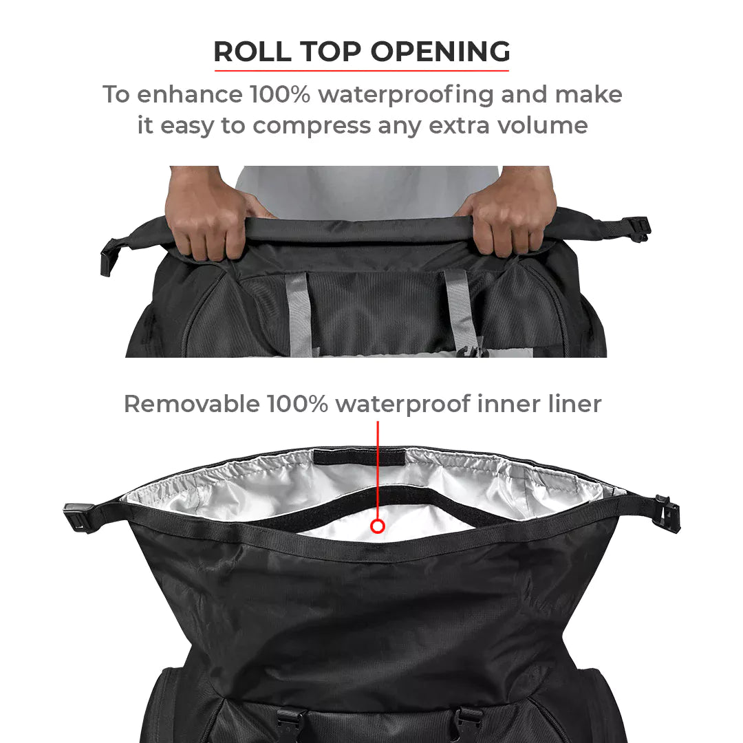 Viaterra Hammerhead Universal Tailbag for Bikes-45L