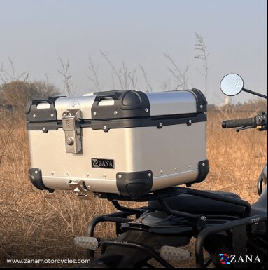 ZANA - Universal Top Box Aluminium (35 Ltr) R-flat Silver ZI-TB-004