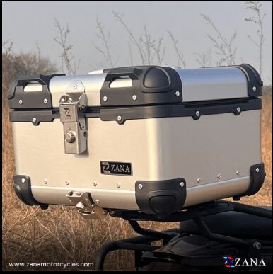 ZANA - Universal Top Box Aluminium (35 Ltr) R-flat Silver ZI-TB-004