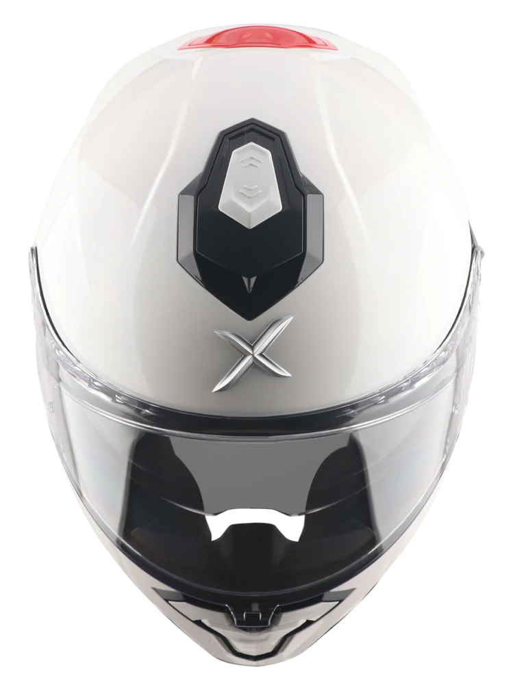 Axor Brutale Solid Colors Dual Spoiler White Helmet