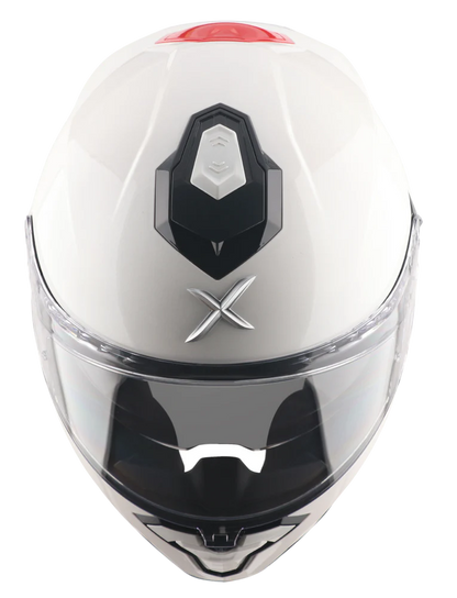 Axor Brutale Solid Colors Dual Spoiler White Helmet