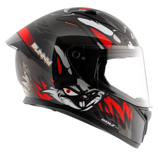 Vega Bolt Bunny Black Red Helmet Riders Junction 2