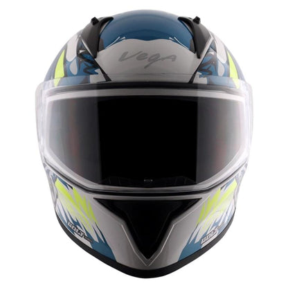 Vega Bolt Bunny White Blue Helmet Riders Junction