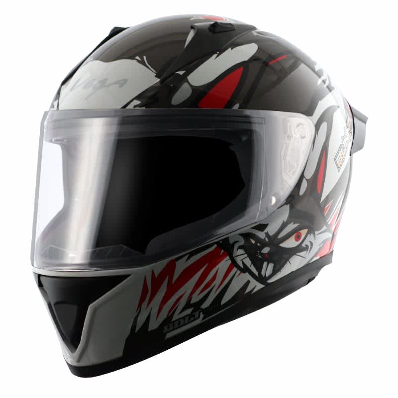 Vega Bolt Bunny White Red Helmet Riders Junction 2