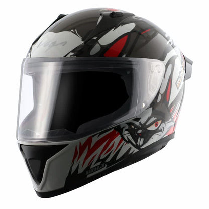 Vega Bolt Bunny White Red Helmet Riders Junction 2