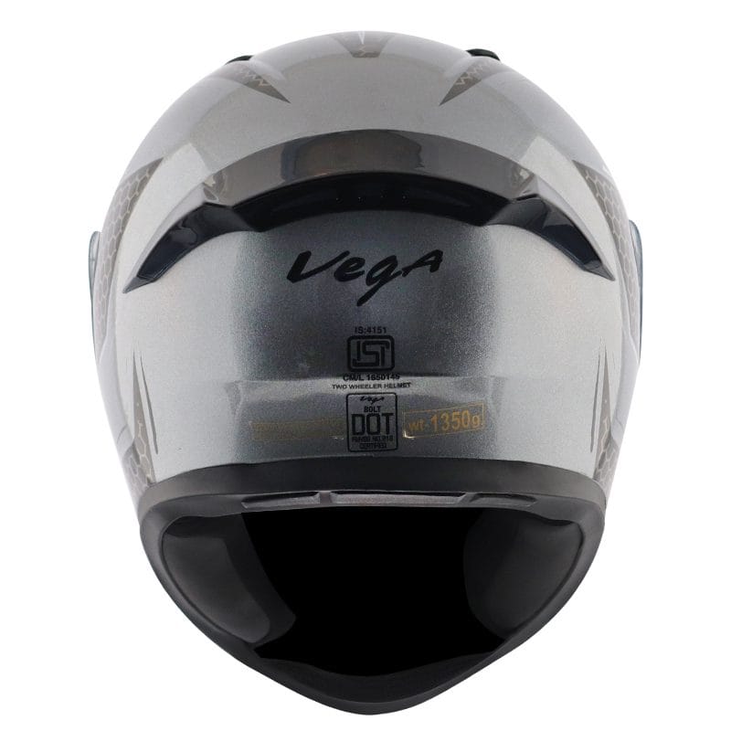 Vega Bolt Hyper Anthracite Black Helmet Riders Junction 1