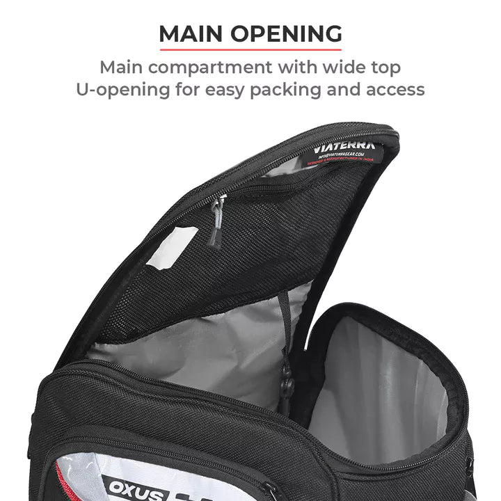 ViaTerra Oxus Universal Non-Magnetic Tank Bag for Bikes