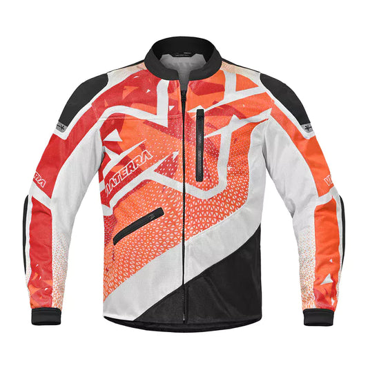 Viaterra Off-Road Riding Jacket-Red and Orange