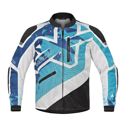 Viaterra Off-Road Riding Jacket White and Blue