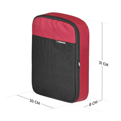 Pack Like a Pro with Viaterra Packing Cubes - Red