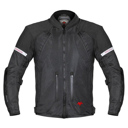 Viaterra Spencer Street Mesh Riding Jacket-Black