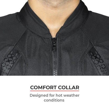 Viaterra Spencer Street Mesh Riding Jacket Black
