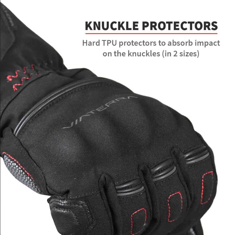 Tundra Waterproof Winter Gloves for Bikers