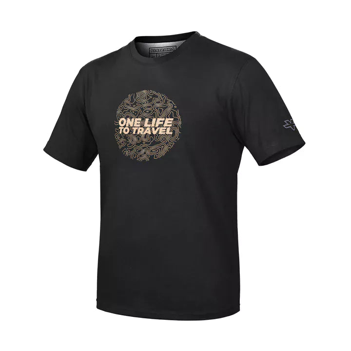 Viaterra Unisex Contour T-Shirt-Black