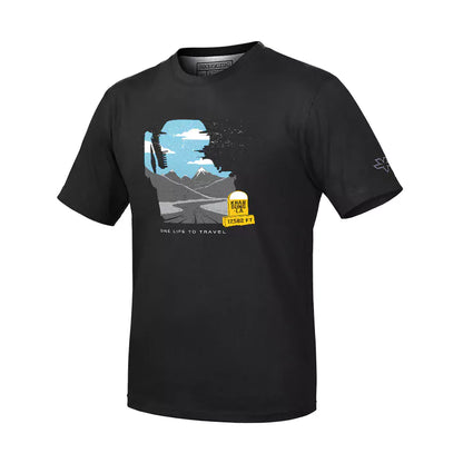Viaterra Unisex Khardung LA T-Shirt-Black