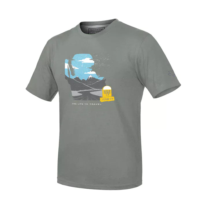 Viaterra Unisex Khardung LA T-Shirt-Green