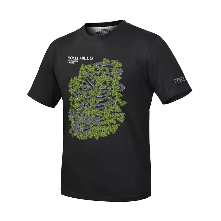 Viaterra Unisex Kolli Hills T-Shirt-Black