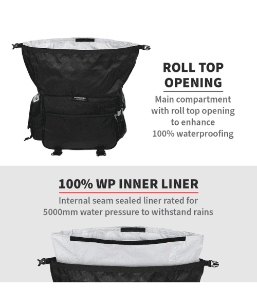 Viaterra Leh 100% Waterproof Saddle Bag for Bikes
