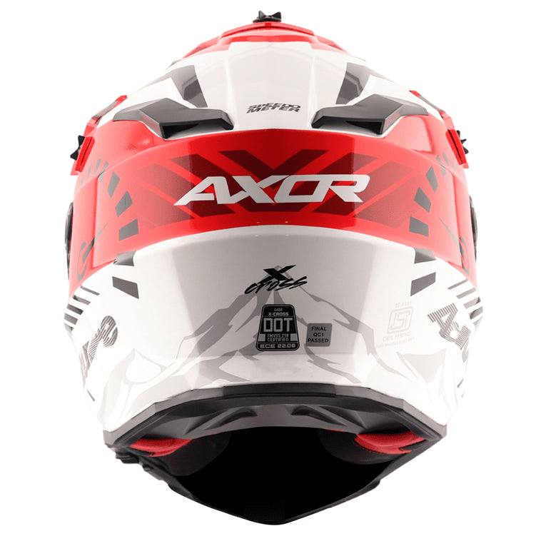 Axor X-Cross Dual Visor Speedometer Helmet