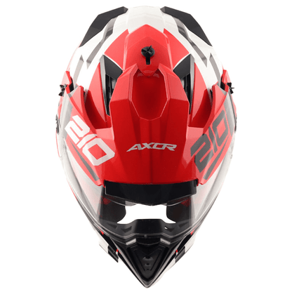 Axor X-Cross Dual Visor Speedometer Helmet