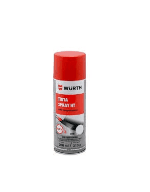 WURTH High Temperature Paint Matt Black Spray 300ML Riders Junction 1
