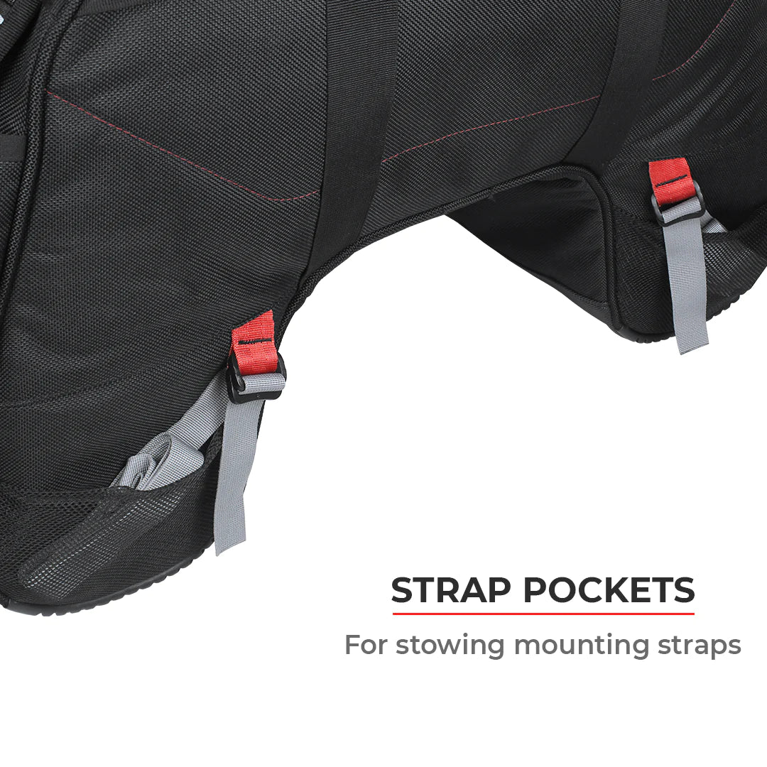Waterproof Tailbag for Bikes-72L-Orange