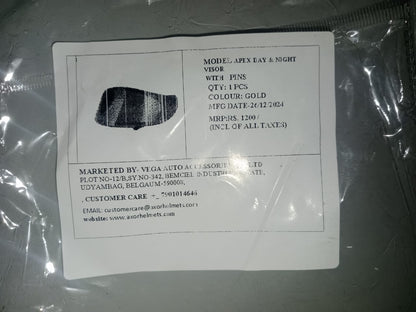 Axor Apex Night Vision Visor – Gold