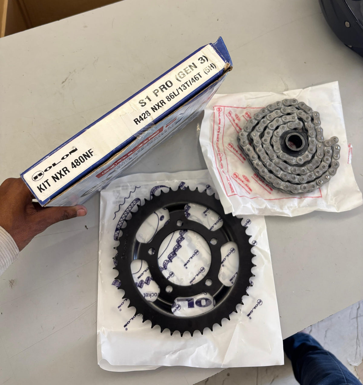 Rolon Chain Sprocket Kit for OLA S1 Pro (GEN 3) KIT NXR 480NF