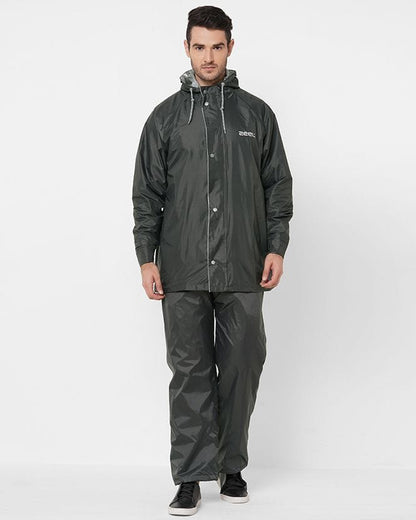 Windy Grey Raincoat for Mens