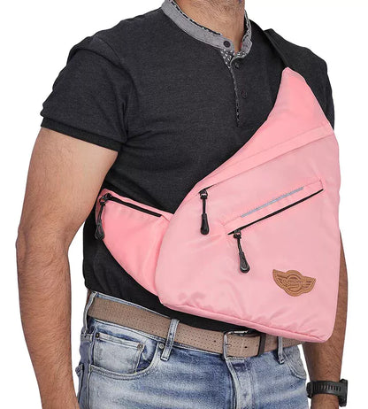 Wing Crossbody Sling Bag-Cross Bag-Pink
