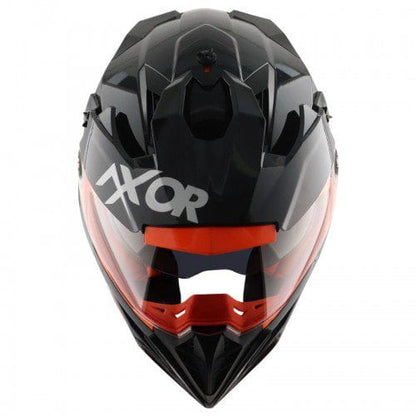 Axor X-Cross Dual Visor SC Helmet-Black Orange