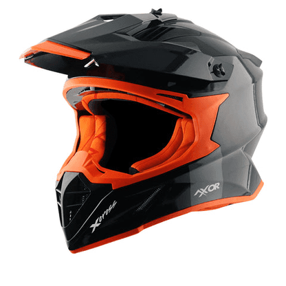 X-Cross Off Road Helmet Black Orange