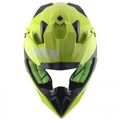 Off Road Helmet Glossy Neon Yellow Green