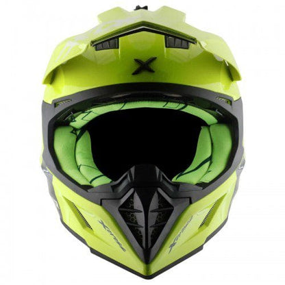 Off Road Helmet Glossy Neon Yellow Green
