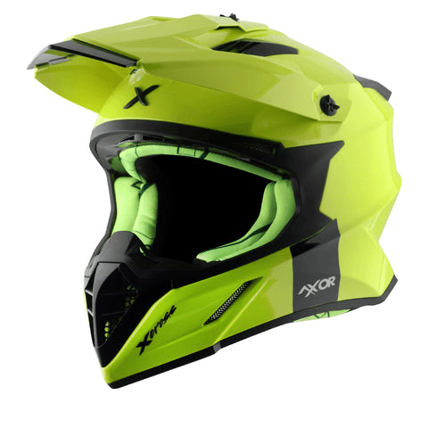 X-Cross Off Road Helmet Neon Yellow