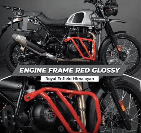 ZANA ENGINE FRAME MILD STEEL RED HIMALAYAN BS6 (2016-20) ZI-8055