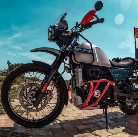 ZANA ENGINE FRAME MILD STEEL RED HIMALAYAN BS6 (2016-20) ZI-8055