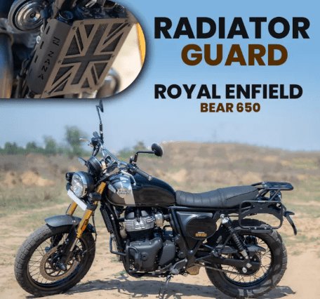 Zana Radiator Guard for Bear 650 (Black - UK Flag) ZI-8099