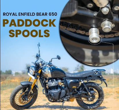 Zana Rear Paddock Spools for Bear 650 (Aluminum) ZI-8228