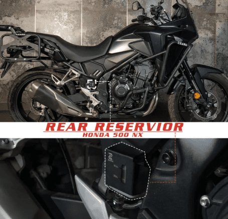 Zana Rear Fluid Reservoir Cover For Honda NX500 ZI-8256